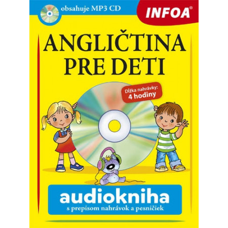 Audiokniha - Angličtina pre deti + MP3 CD